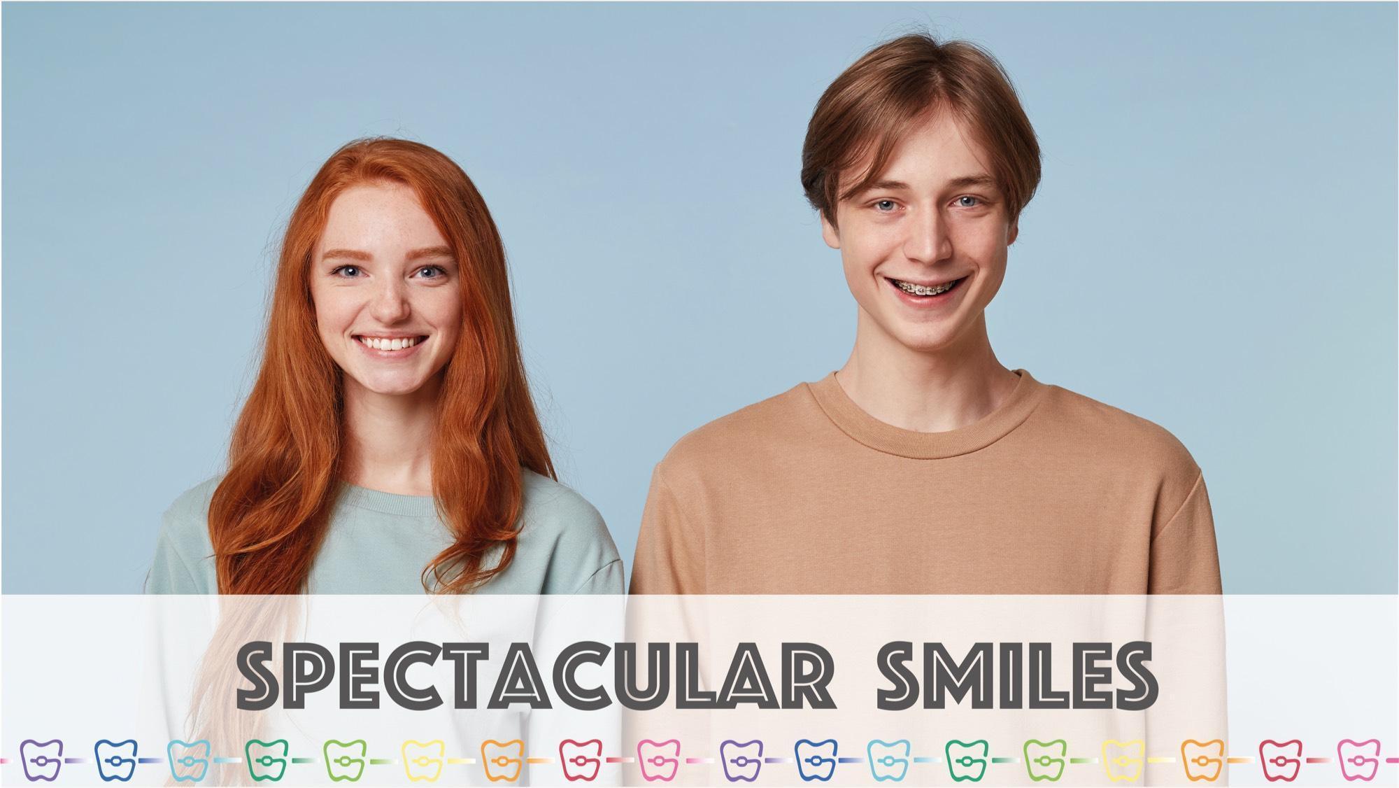 OrthoBoutique - Man and woman showing a perfect smile